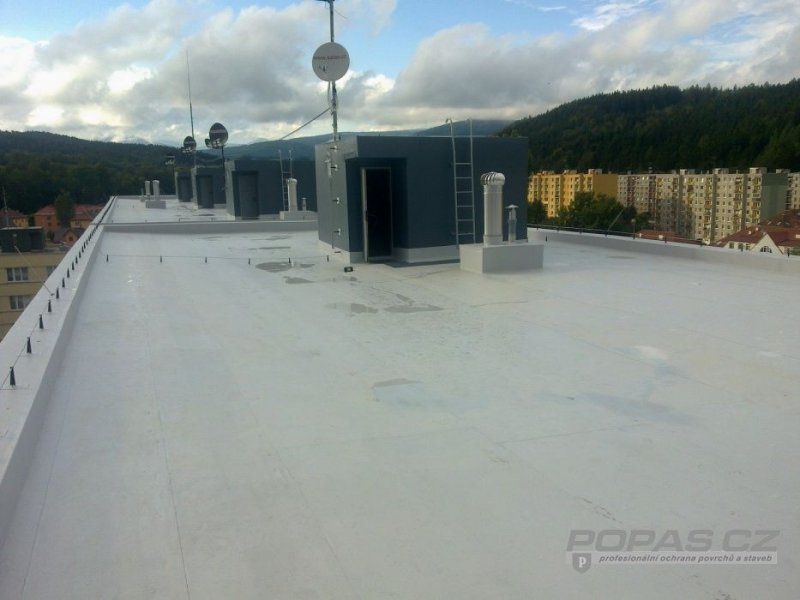 Hydroizolace střechy, Pomněnková, Trutnov
