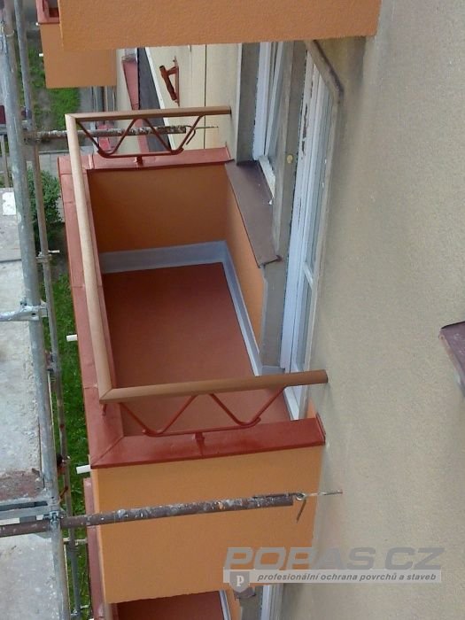 Hydroizolace balkónu, Bidlová, Hradec Králové